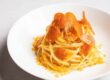 spaghettis à la boutargue persil ail